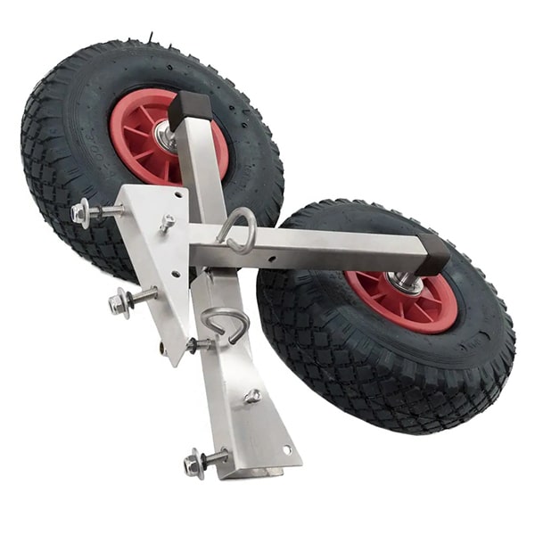 Транцевые колеса для лодки КТ-270 нержавеющая сталь фиксация штифтом