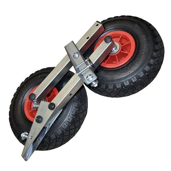 Транцевые колеса для лодки КТ-270 оцинкованная сталь фиксация болтом