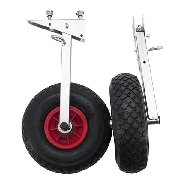 Транцевые колеса для лодки КТ-270 оцинкованная сталь фиксация штифтом