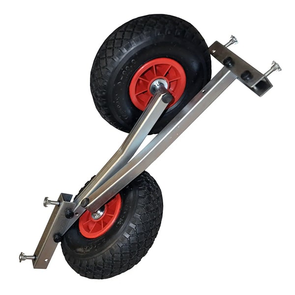 Транцевые колеса для лодки КТ-400 оцинкованная сталь фиксация болтом