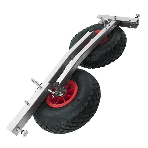 Транцевые колеса для лодки КТ-400 оцинкованная сталь фиксация штифтом